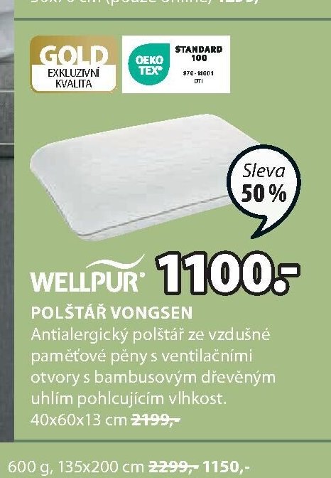 WELLPUR POLŠTÁŘ VONGSEN