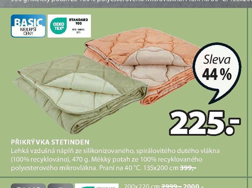 PŘIKRÝVKA STETINDEN