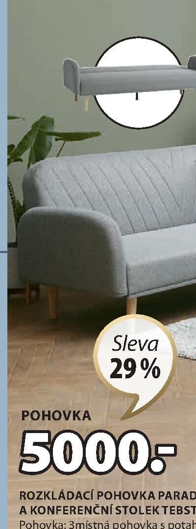 ROZKLÁDACÍ POHOVKA PARADIS