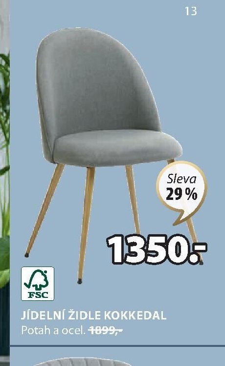 JÍDELNÍ ŽIDLE KOKKEDAL
