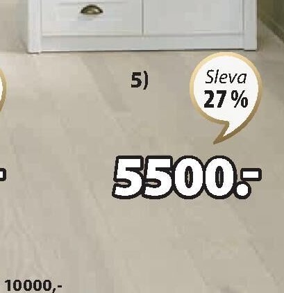 5) Komoda, 4 zásuvky
