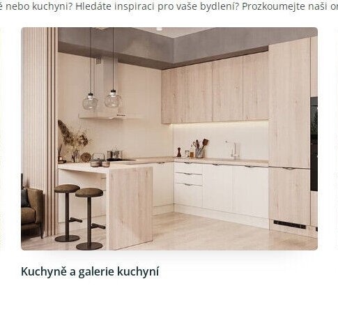 Kuchyně a galerie kuchyní