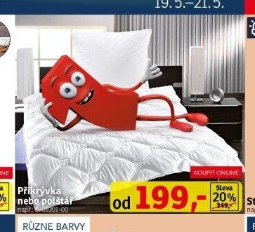 Přikrývka nebo polštář