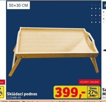 Skládací podnos