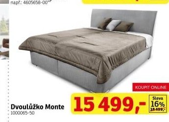 Dvoulůžko Monte