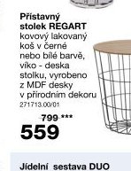 Přístavný stolek REGART