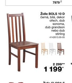 Židle BOLS 10 D