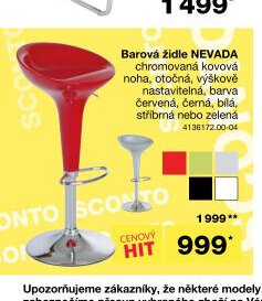 Barová židle NEVADA