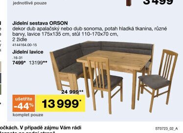 Jídelní sestava ORSON