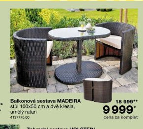 Balkonová sestava MADEIRA