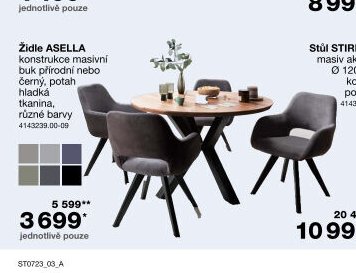 Židle ASELLA