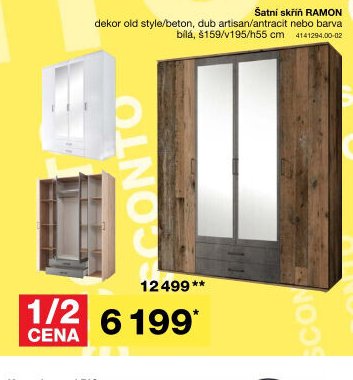 Šatní skříň RAMON