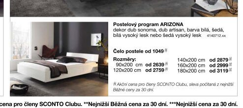 Postelový program ARIZONA