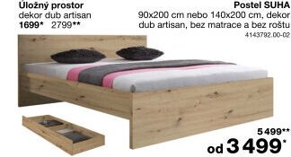 Úložný prostor dekor dub artisan