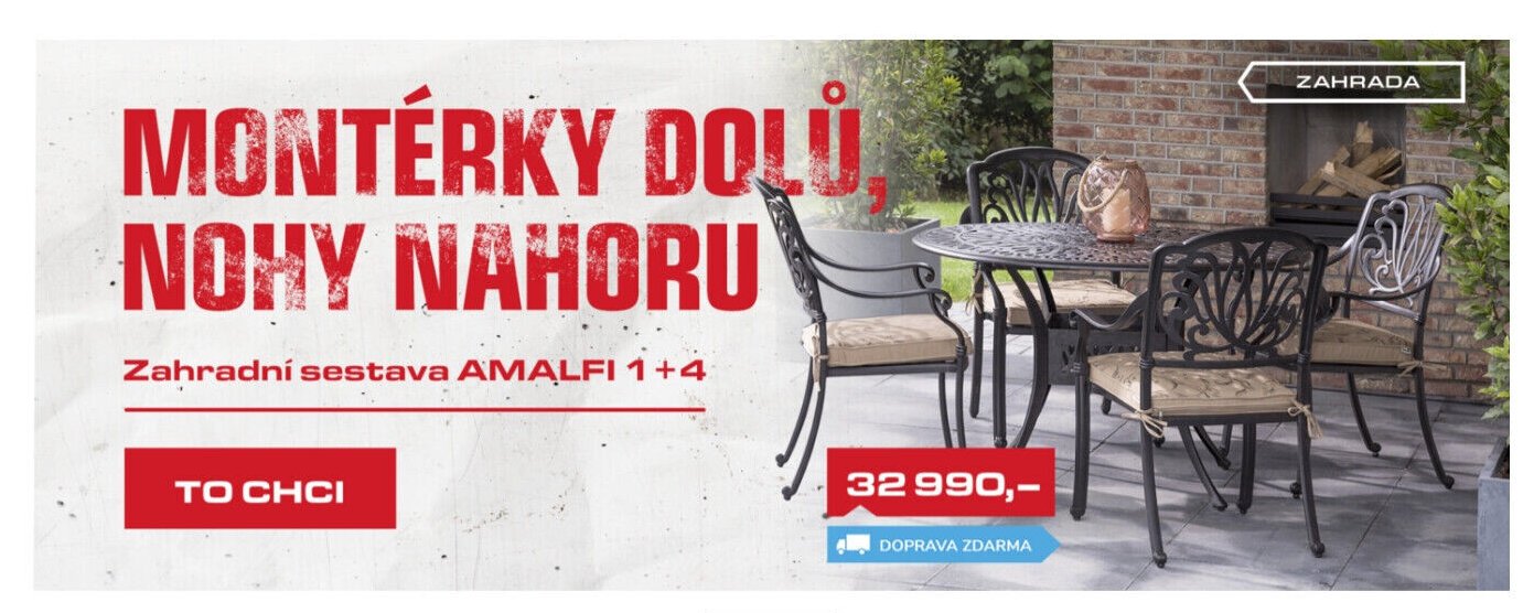 Zahradní sestava AMALFI 1+4