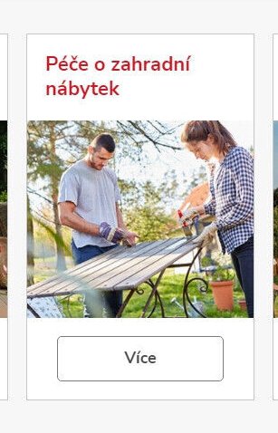 Péče o zahradní nábytek