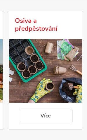 Osiva a předpěstování