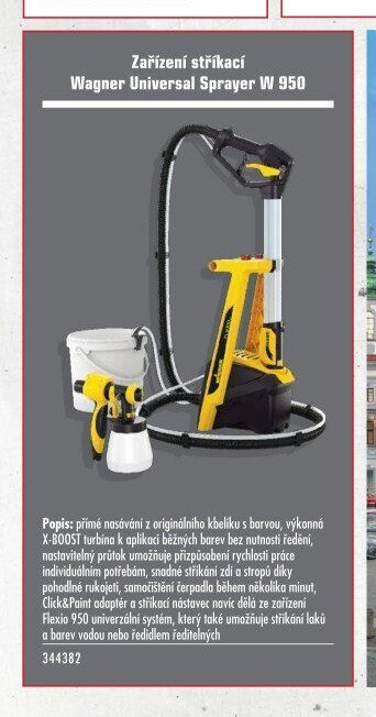 Zařízení stříkací Wagner Universal Sprayer W 950