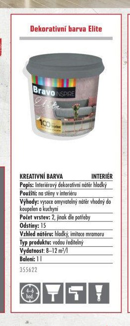 Dekorativní barva Elite