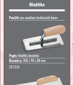 Hladítko benátské