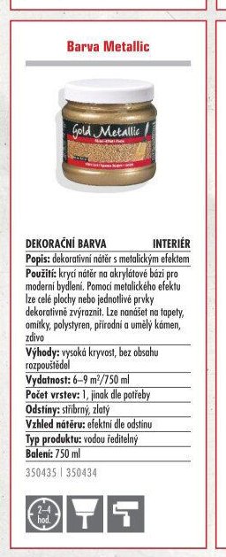 Barva Metallic
