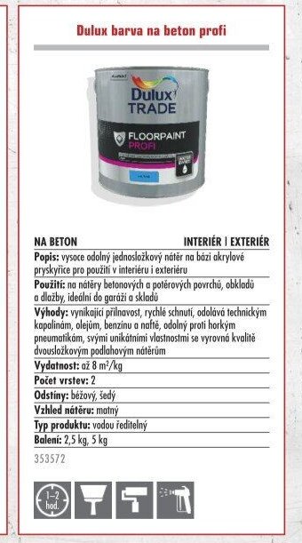 Dulux barva na beton profi