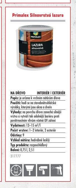 Primalex Silnovrstvá lazura