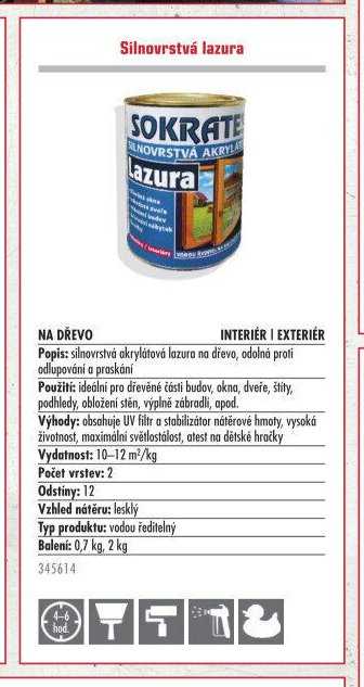 Silnovrstvá lazura