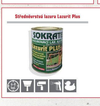 Středněvrstvá lazura Lazurit Plus