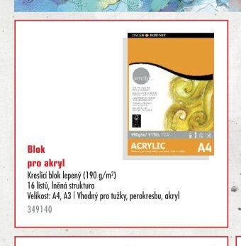 Blok pro akryl