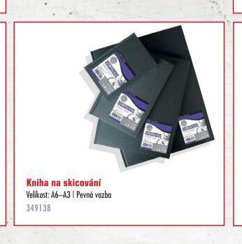 Kniha na skicování