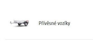 Přívěsné vozíky