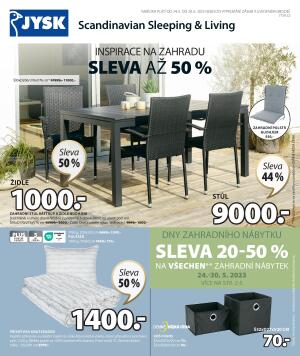 akční leták Jysk 24.5.2023-20.6.2023