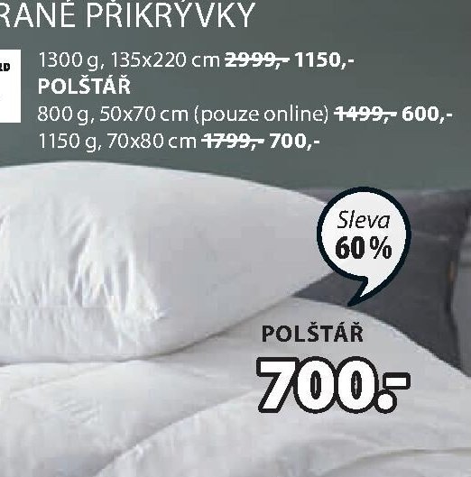 Polštář (k přikrývce BRURI)