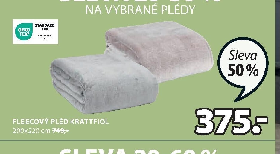Fleecový pléd KRATTFIOL