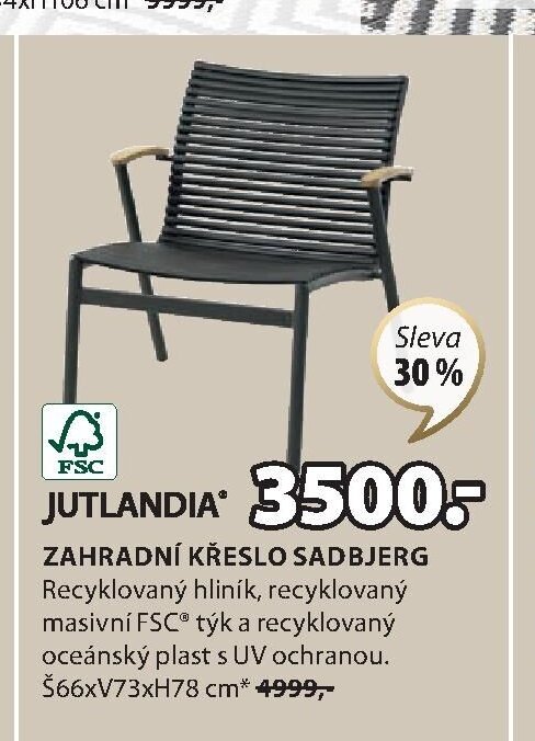 ZAHRADNÍ KŘESLO SADBJERG