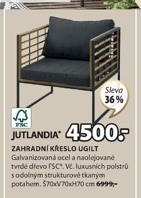 ZAHRADNÍ KŘESLO UGILT