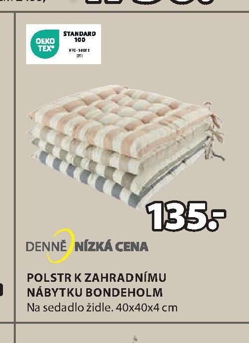 POLSTR K ZAHRADNÍMU NÁBYTKU BONDEHOLM