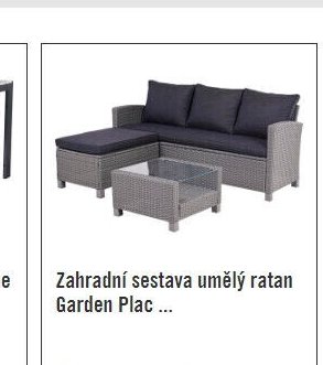 Zahradní sestava umělý ratan Garden Place
