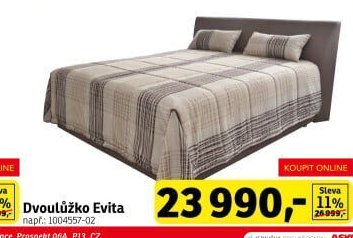 Dvoulůžko Evita