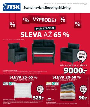 akční leták Jysk 7.6.2023-20.6.2023