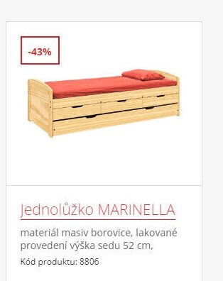 Jednolůžko MARINELLA