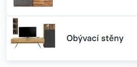 Obývací stěny