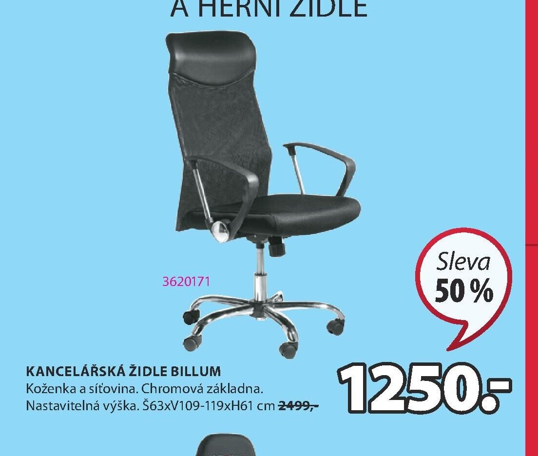 Kancelářská židle BILLUM