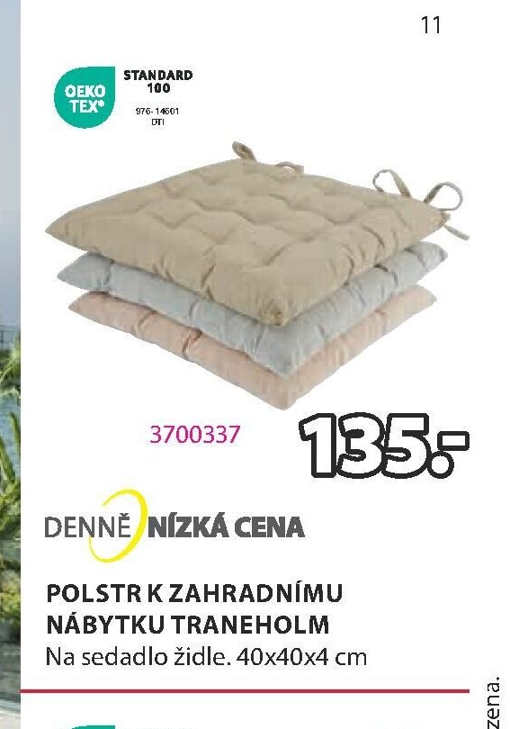 Polstr k zahradnímu nábytku TRANEHOLM