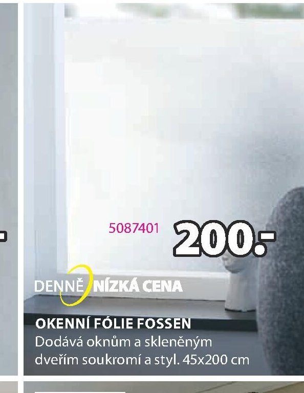 Okenní fólie FOSSEN