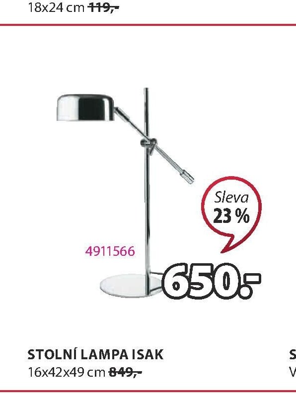 STOLNÍ LAMPA ISAK