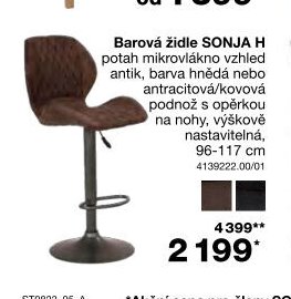 Barová židle SONJA H