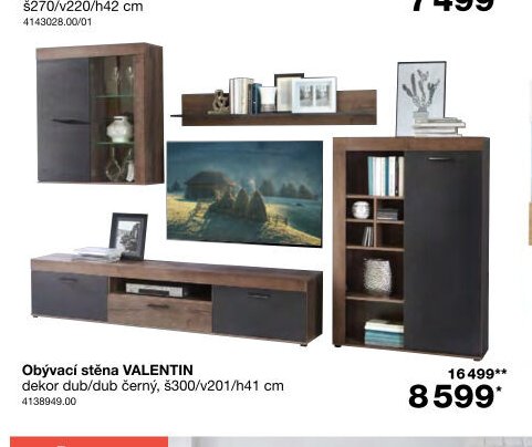 Obývací stěna VALENTIN