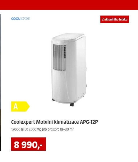 Coolexpert Mobilní klimatizace APG-12P